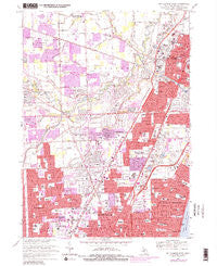 Mt Clemens West Michigan Historical topographic map, 1:24000 scale, 7.5 X 7.5 Minute, Year 1968