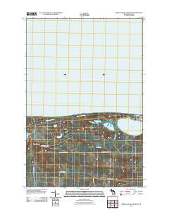 Muskallonge Lake West Michigan Historical topographic map, 1:24000 scale, 7.5 X 7.5 Minute, Year 2011
