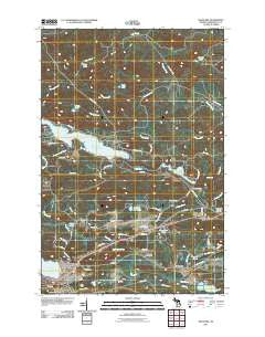 Negaunee Michigan Historical topographic map, 1:24000 scale, 7.5 X 7.5 Minute, Year 2011