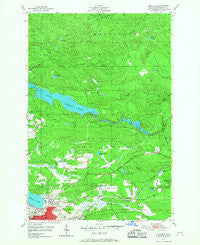 Negaunee Michigan Historical topographic map, 1:24000 scale, 7.5 X 7.5 Minute, Year 1953