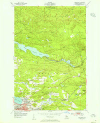 Negaunee Michigan Historical topographic map, 1:24000 scale, 7.5 X 7.5 Minute, Year 1953