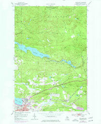 Negaunee Michigan Historical topographic map, 1:24000 scale, 7.5 X 7.5 Minute, Year 1953
