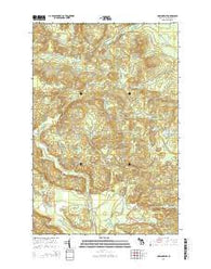 Negaunee NW Michigan Historical topographic map, 1:24000 scale, 7.5 X 7.5 Minute, Year 2014