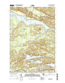 Negaunee SW Michigan Historical topographic map, 1:24000 scale, 7.5 X 7.5 Minute, Year 2014