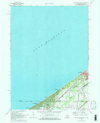 New Buffalo West Michigan Historical topographic map, 1:24000 scale, 7.5 X 7.5 Minute, Year 1970