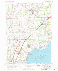 New Haven Michigan Historical topographic map, 1:24000 scale, 7.5 X 7.5 Minute, Year 1968
