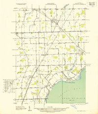 New Haven Michigan Historical topographic map, 1:31680 scale, 7.5 X 7.5 Minute, Year 1936
