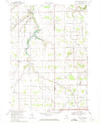 New Lothrop Michigan Historical topographic map, 1:24000 scale, 7.5 X 7.5 Minute, Year 1969