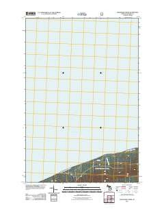 Nighthawk Creek Michigan Historical topographic map, 1:24000 scale, 7.5 X 7.5 Minute, Year 2011