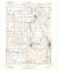 Niles Michigan Historical topographic map, 1:62500 scale, 15 X 15 Minute, Year 1927