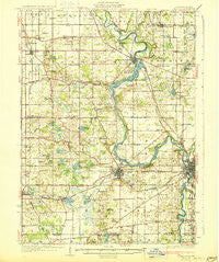 Niles Michigan Historical topographic map, 1:62500 scale, 15 X 15 Minute, Year 1930