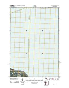Ninemile Point Michigan Historical topographic map, 1:24000 scale, 7.5 X 7.5 Minute, Year 2011