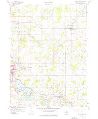 North Adams Michigan Historical topographic map, 1:24000 scale, 7.5 X 7.5 Minute, Year 1959