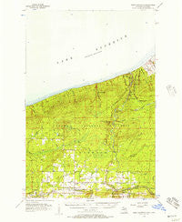 North Ironwood Michigan Historical topographic map, 1:62500 scale, 15 X 15 Minute, Year 1956