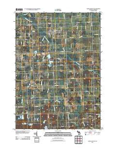 North Branch Michigan Historical topographic map, 1:24000 scale, 7.5 X 7.5 Minute, Year 2011