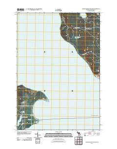 North Manitou Island Michigan Historical topographic map, 1:24000 scale, 7.5 X 7.5 Minute, Year 2011