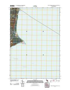 North Manitou Island OE E Michigan Historical topographic map, 1:24000 scale, 7.5 X 7.5 Minute, Year 2011