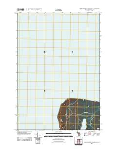 North Manitou Island OE N Michigan Historical topographic map, 1:24000 scale, 7.5 X 7.5 Minute, Year 2011