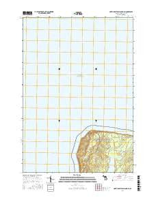 North Manitou Island OE N Michigan Current topographic map, 1:24000 scale, 7.5 X 7.5 Minute, Year 2016