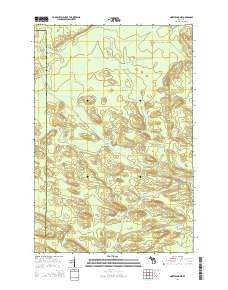 Northland NE Michigan Historical topographic map, 1:24000 scale, 7.5 X 7.5 Minute, Year 2014