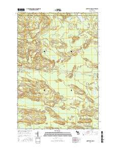 Northland NW Michigan Current topographic map, 1:24000 scale, 7.5 X 7.5 Minute, Year 2017