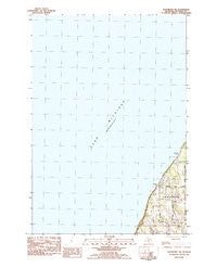 Northport NW Michigan Historical topographic map, 1:25000 scale, 7.5 X 7.5 Minute, Year 1983