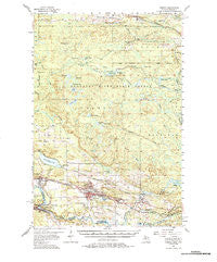 Norway Michigan Historical topographic map, 1:62500 scale, 15 X 15 Minute, Year 1955