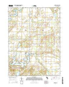 Nottawa Michigan Historical topographic map, 1:24000 scale, 7.5 X 7.5 Minute, Year 2014