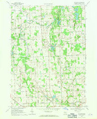 Oak Grove Michigan Historical topographic map, 1:24000 scale, 7.5 X 7.5 Minute, Year 1968