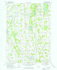 Oak Grove Michigan Historical topographic map, 1:24000 scale, 7.5 X 7.5 Minute, Year 1968