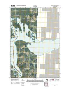 Oak Ridge OE E Michigan Historical topographic map, 1:24000 scale, 7.5 X 7.5 Minute, Year 2011