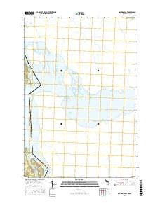 Oak Ridge OE E Michigan Current topographic map, 1:24000 scale, 7.5 X 7.5 Minute, Year 2017