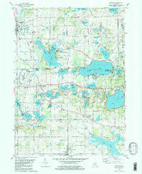Onsted Michigan Historical topographic map, 1:24000 scale, 7.5 X 7.5 Minute, Year 1980