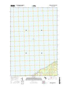 Ontonagon North Michigan Current topographic map, 1:24000 scale, 7.5 X 7.5 Minute, Year 2017