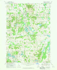 Ortonville Michigan Historical topographic map, 1:24000 scale, 7.5 X 7.5 Minute, Year 1968