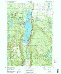 Otsego Lake Michigan Historical topographic map, 1:24000 scale, 7.5 X 7.5 Minute, Year 1951