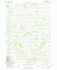 Ovid East Michigan Historical topographic map, 1:24000 scale, 7.5 X 7.5 Minute, Year 1974