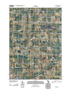 Ovid East Michigan Historical topographic map, 1:24000 scale, 7.5 X 7.5 Minute, Year 2011