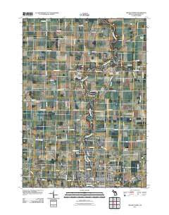 Owosso North Michigan Historical topographic map, 1:24000 scale, 7.5 X 7.5 Minute, Year 2011