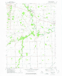 Palmyra Michigan Historical topographic map, 1:24000 scale, 7.5 X 7.5 Minute, Year 1972