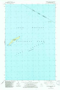 Passage Island Michigan Historical topographic map, 1:24000 scale, 7.5 X 7.5 Minute, Year 1985