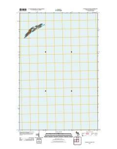 Passage Island Michigan Historical topographic map, 1:24000 scale, 7.5 X 7.5 Minute, Year 2011