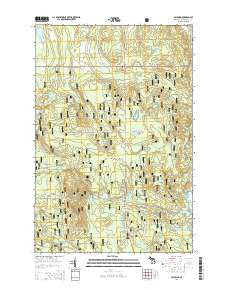 Paulding Michigan Historical topographic map, 1:24000 scale, 7.5 X 7.5 Minute, Year 2014