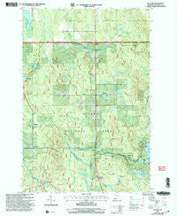 Paulding Michigan Historical topographic map, 1:24000 scale, 7.5 X 7.5 Minute, Year 1999