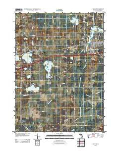 Paw Paw Michigan Historical topographic map, 1:24000 scale, 7.5 X 7.5 Minute, Year 2011