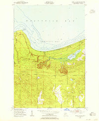 Pendills Lake Michigan Historical topographic map, 1:24000 scale, 7.5 X 7.5 Minute, Year 1951