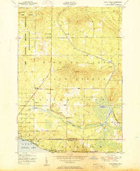 Pere Cheney Michigan Historical topographic map, 1:24000 scale, 7.5 X 7.5 Minute, Year 1951
