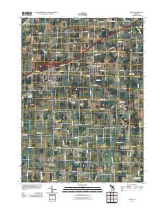 Perry Michigan Historical topographic map, 1:24000 scale, 7.5 X 7.5 Minute, Year 2011