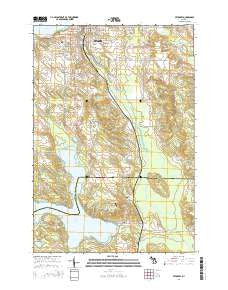 Petoskey Michigan Historical topographic map, 1:24000 scale, 7.5 X 7.5 Minute, Year 2014
