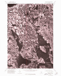 Petoskey SW Michigan Historical topographic map, 1:24000 scale, 7.5 X 7.5 Minute, Year 1975